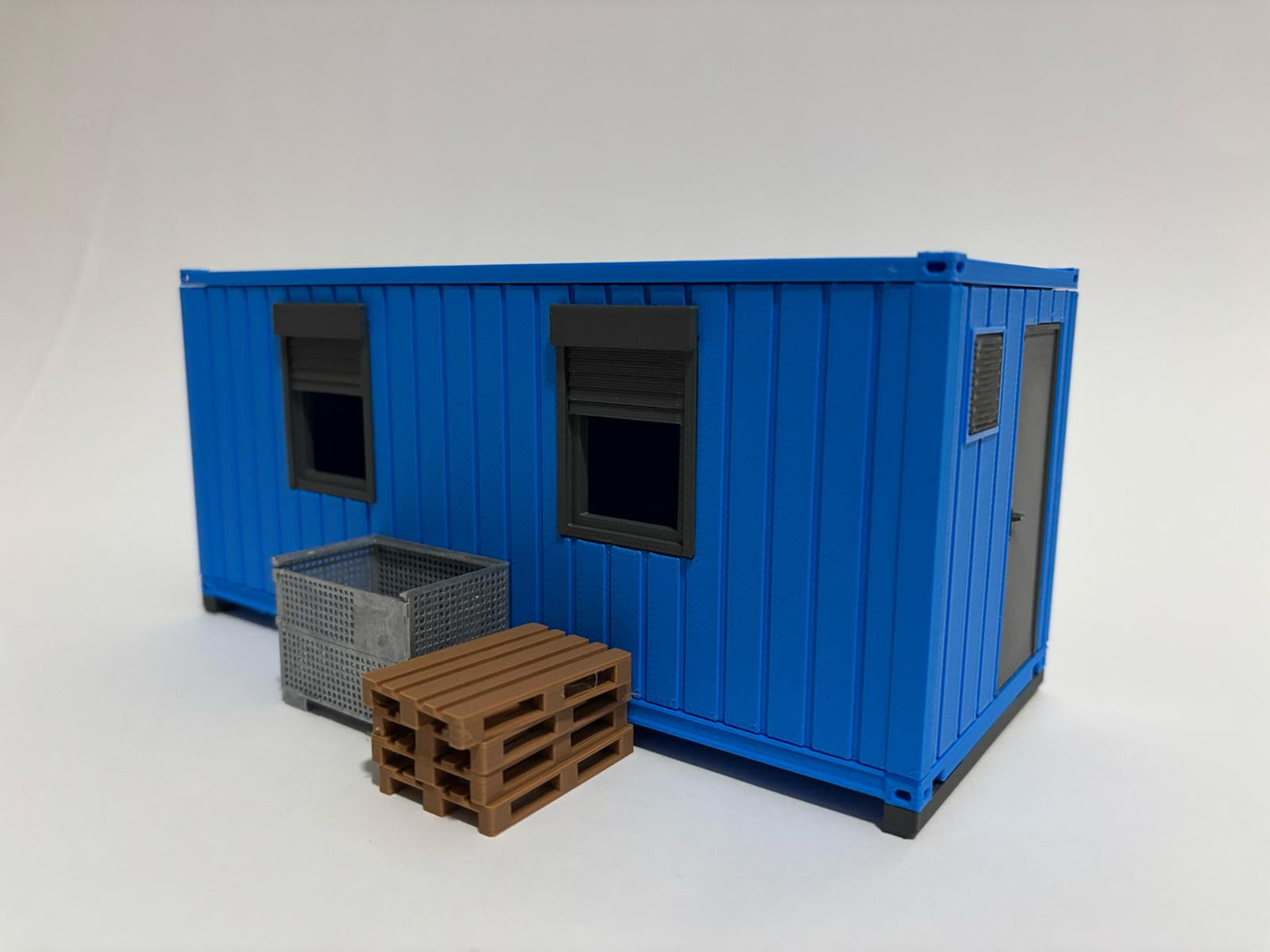 modelbouw 20ft kantoorunit t.b.v. diorama