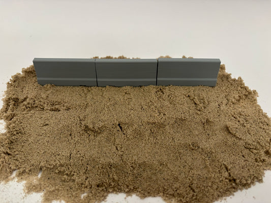 modelbouw beton barrier t.b.v. diorama