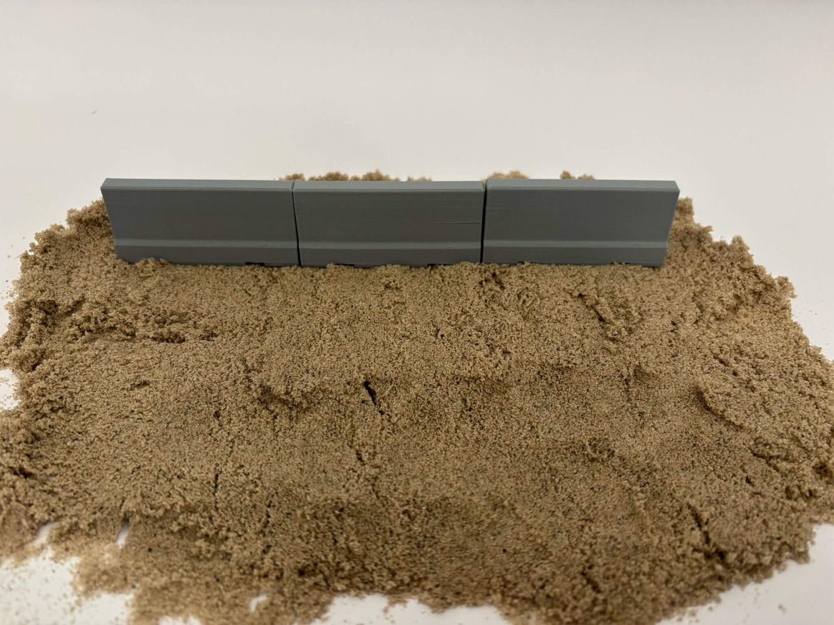 modelbouw beton barrier t.b.v. diorama