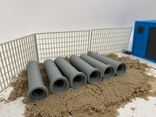 modelbouw beton rioolbuis t.b.v. diorama