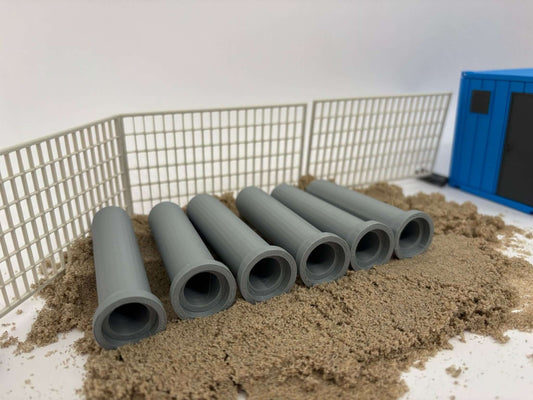 modelbouw beton rioolbuis t.b.v. diorama