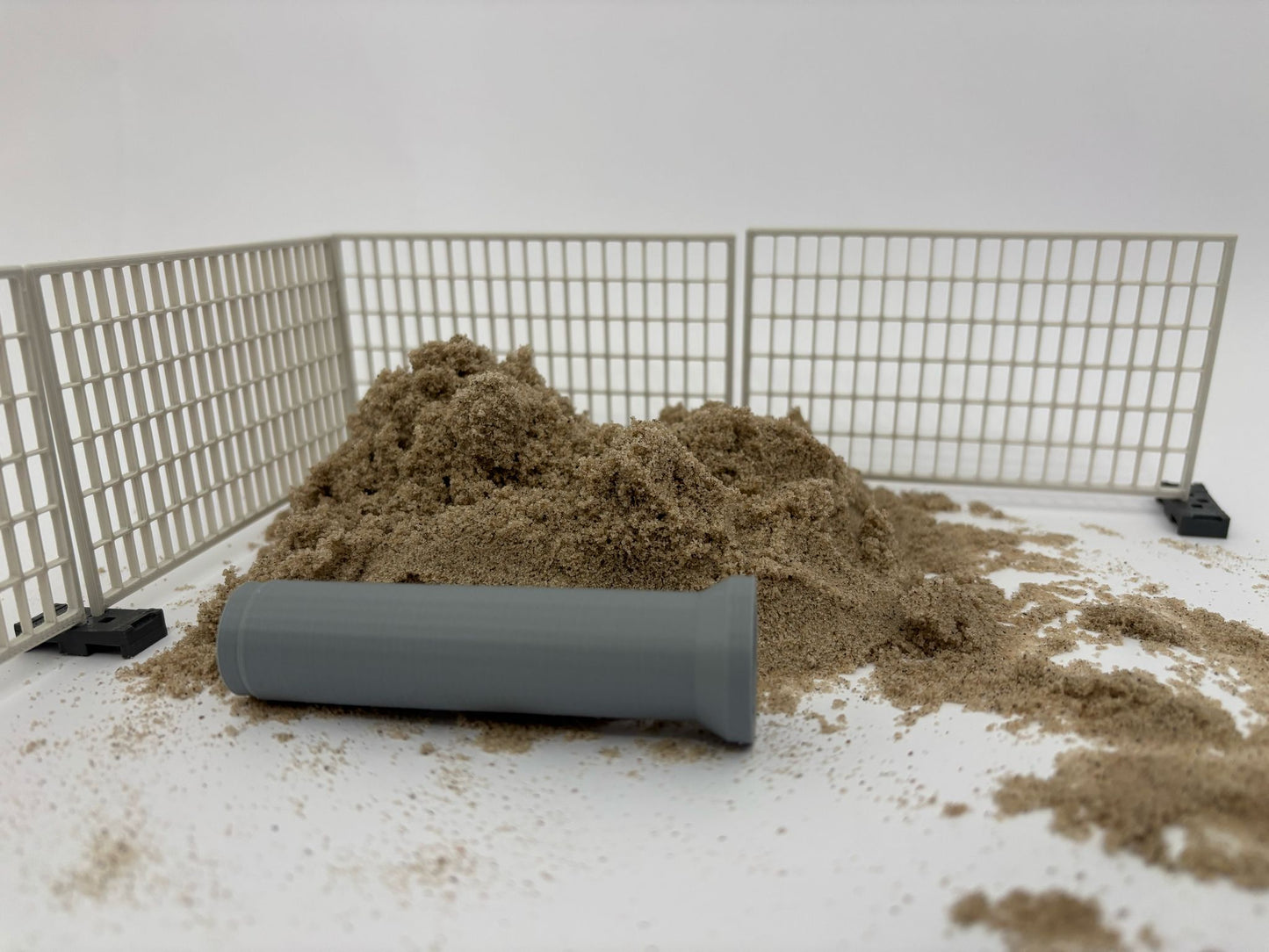 modelbouw beton rioolbuis t.b.v. diorama