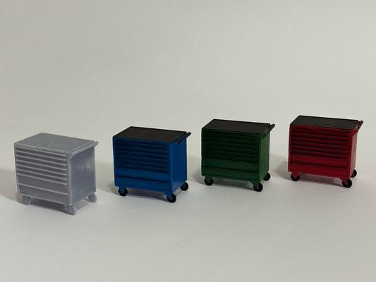 Gereedschapswagen 8 laden AWL3D schaal 1:32