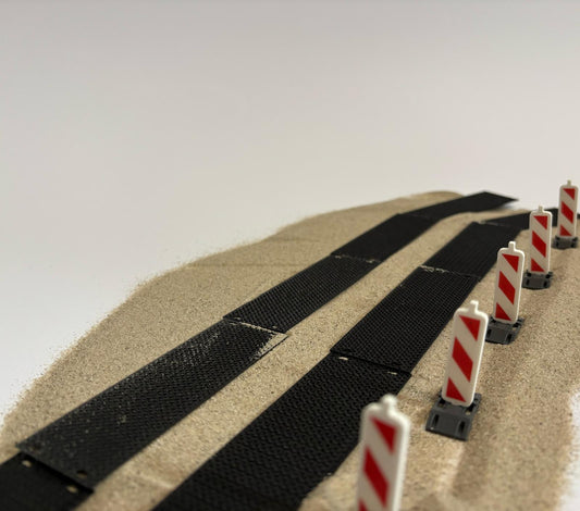 Kunstof rijplaten en transportframe schaal 1:32 AWL3D